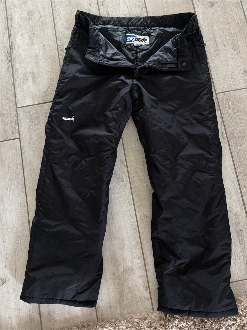 Ski Gear Men's Black Waterproof Snow Pants